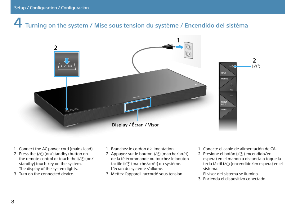 Sony HT-XT1 User Manual | Page 8 / 16