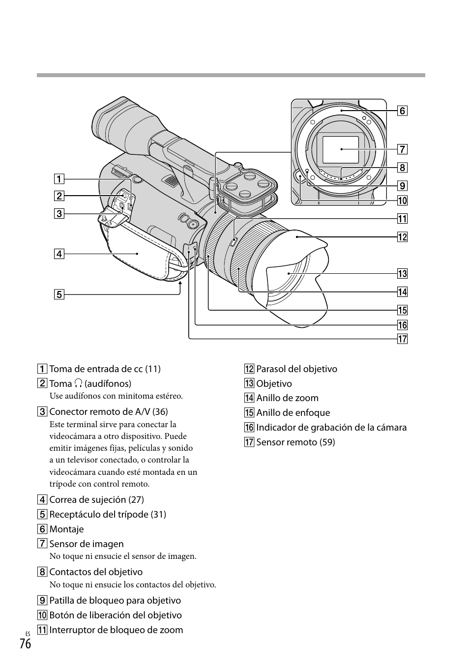 Sony NEX-VG20 User Manual | Page 154 / 155