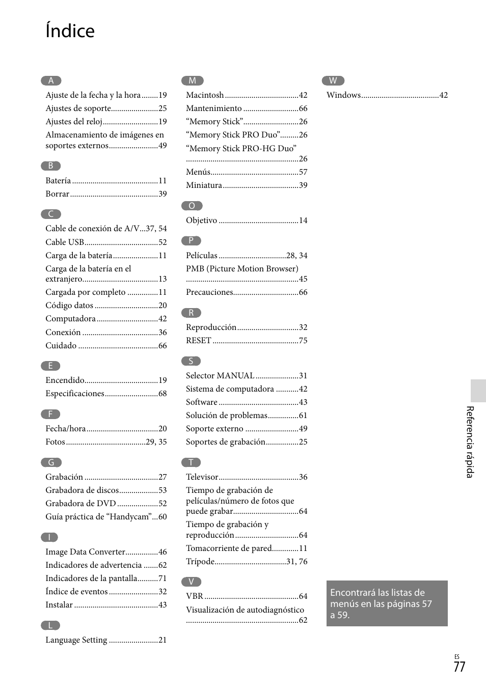 Índice | Sony NEX-VG20 User Manual | Page 155 / 155