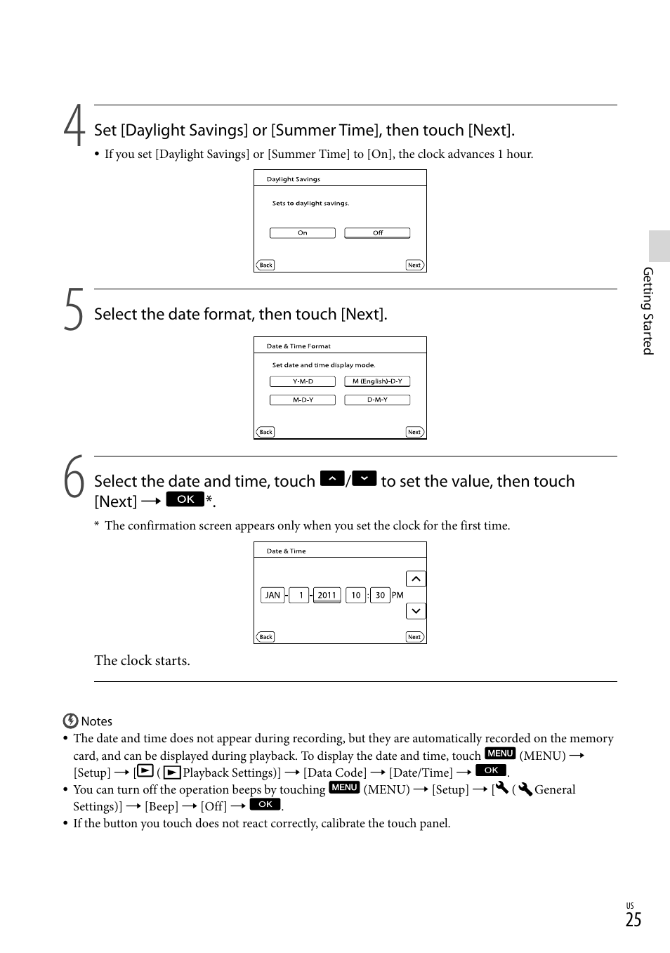 Sony NEX-VG20 User Manual | Page 25 / 155