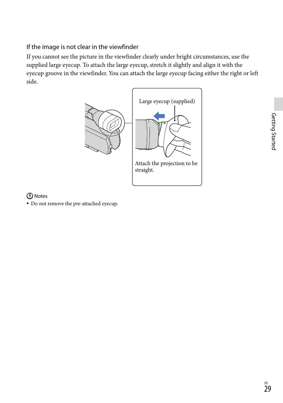 Sony NEX-VG20 User Manual | Page 29 / 155