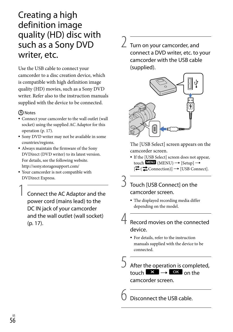 Sony NEX-VG20 User Manual | Page 56 / 155