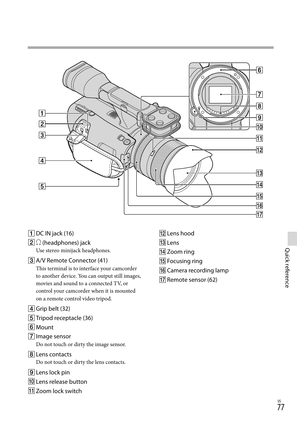 Sony NEX-VG20 User Manual | Page 77 / 155