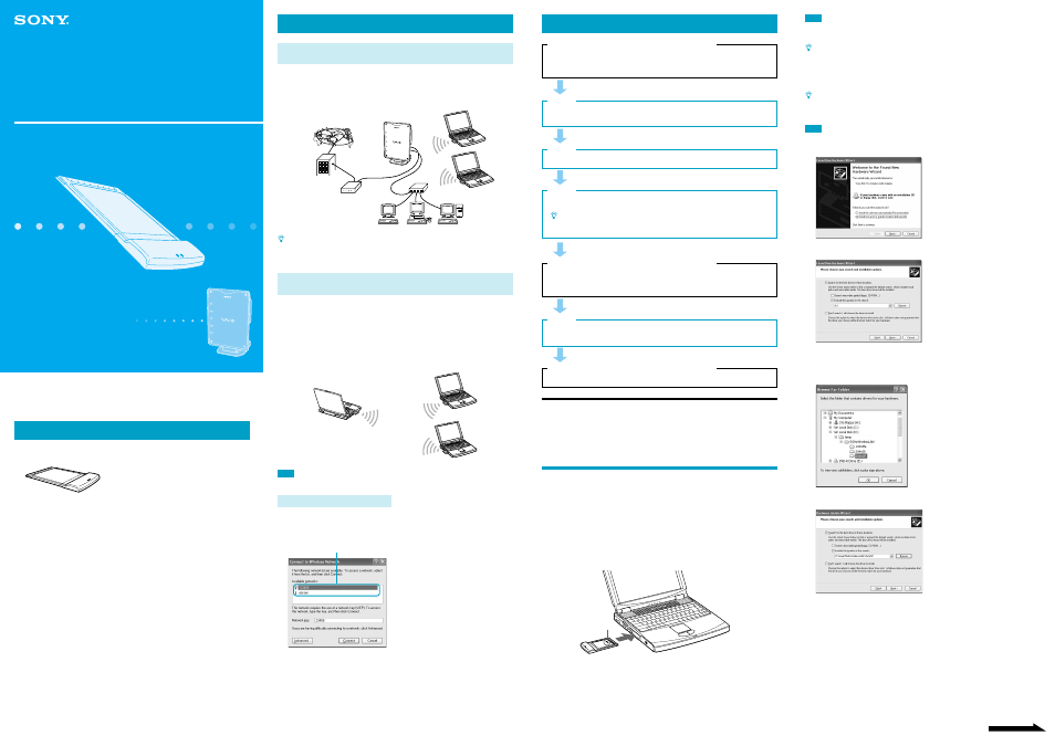 Sony PCWA-C500 User Manual | 2 pages
