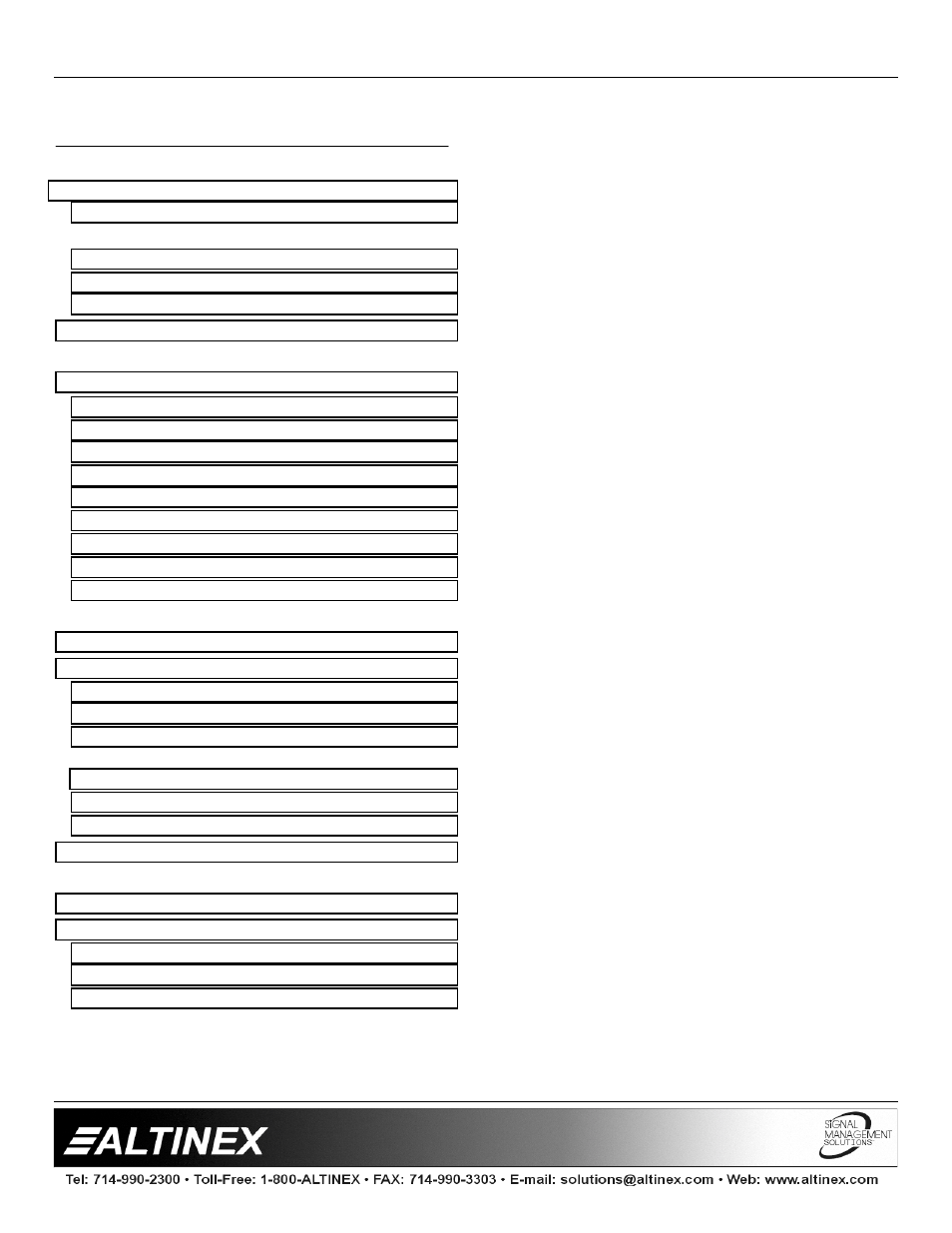 Switchers | Altinex MX2406RM User Manual | Page 2 / 14