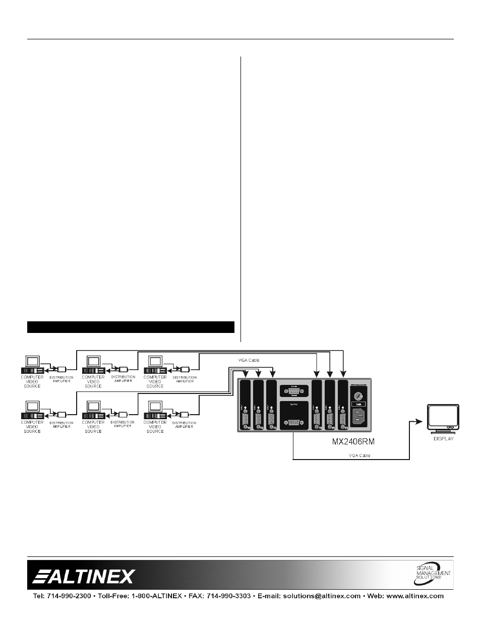 Switchers | Altinex MX2406RM User Manual | Page 7 / 14