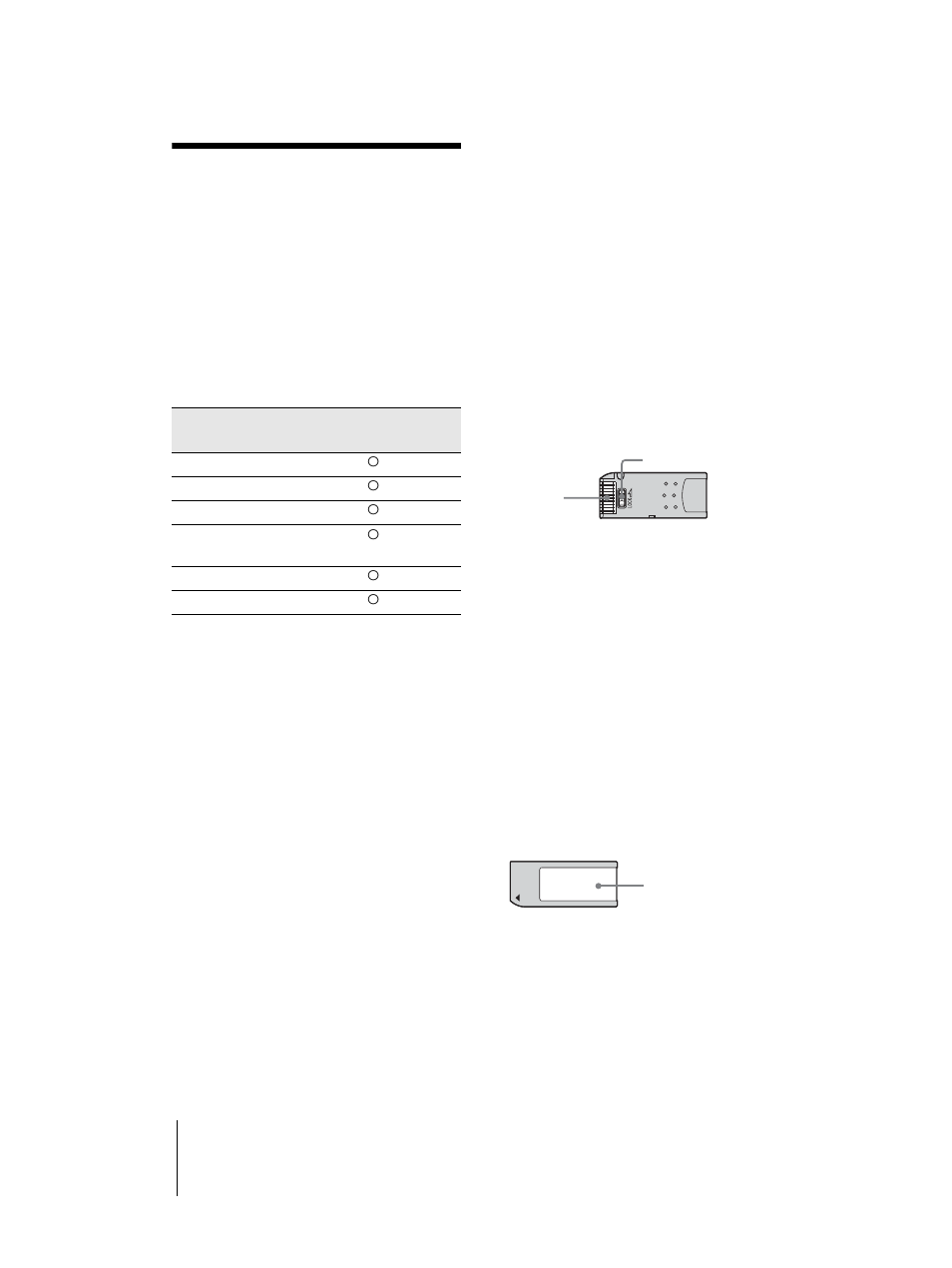 About the “memory stick, P. 116) | Sony DCR-TRV460 User Manual | Page 116 / 136