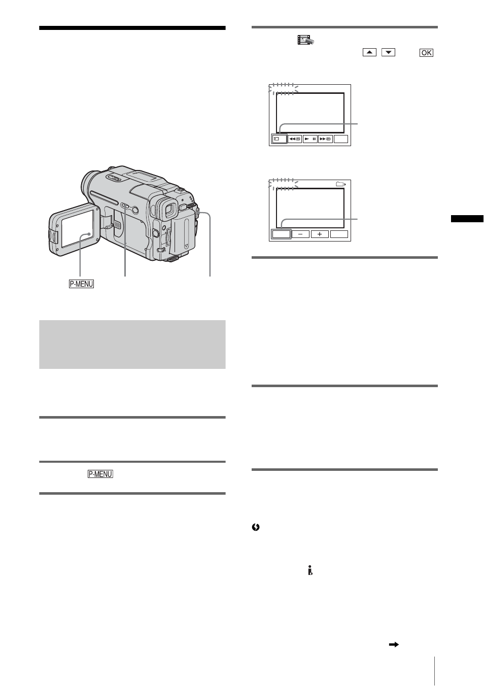 Various playback functions | Sony DCR-TRV460 User Manual | Page 53 / 136