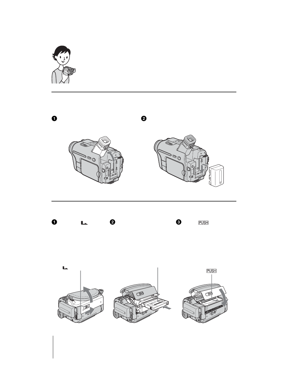 Quick start guide, Recording movies | Sony DCR-TRV460 User Manual | Page 8 / 136