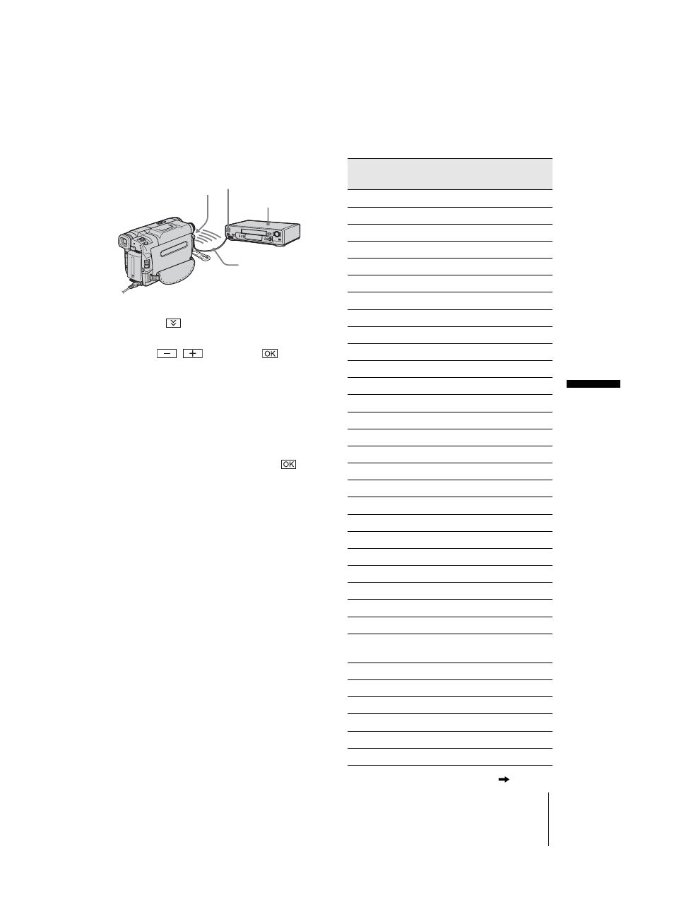 To set the [ir setup] code” (p. 93) | Sony DCR-TRV460 User Manual | Page 93 / 136