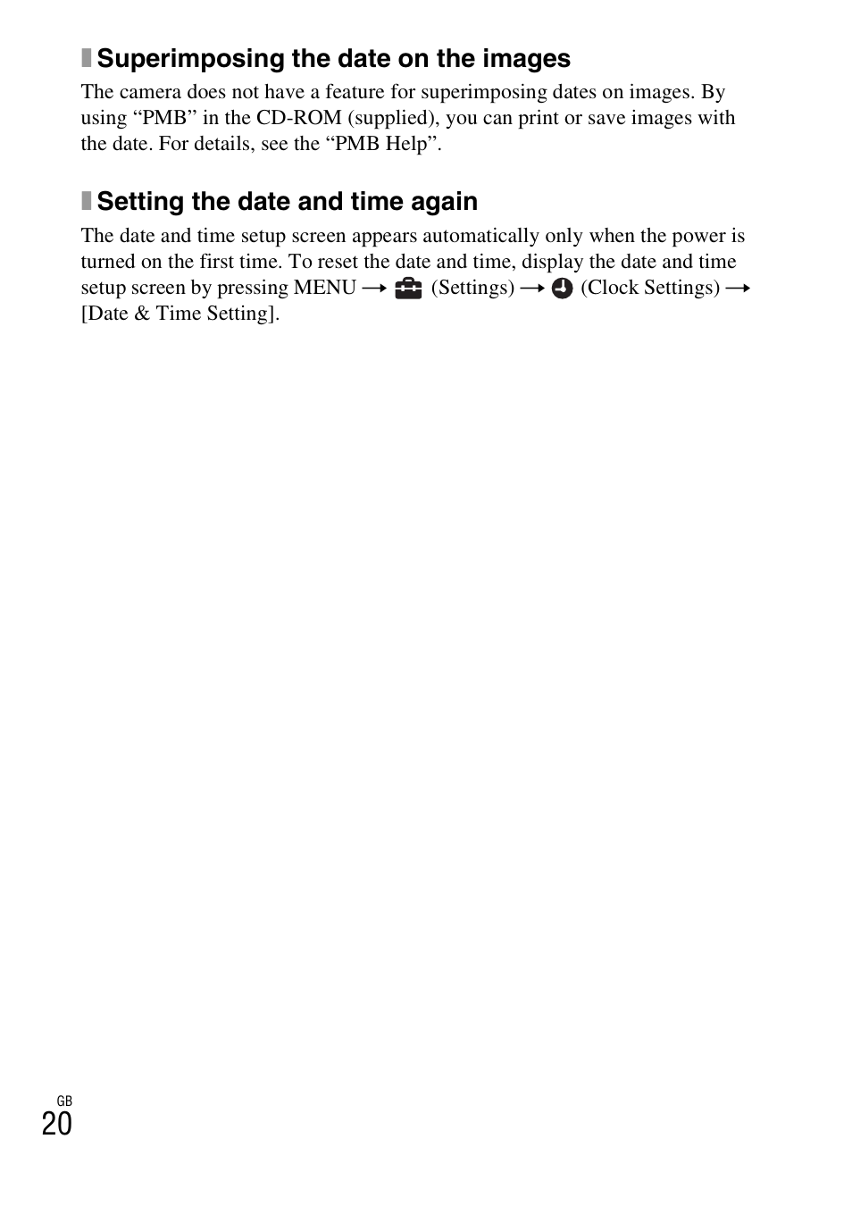 Sony DSC-WX5 User Manual | Page 20 / 68