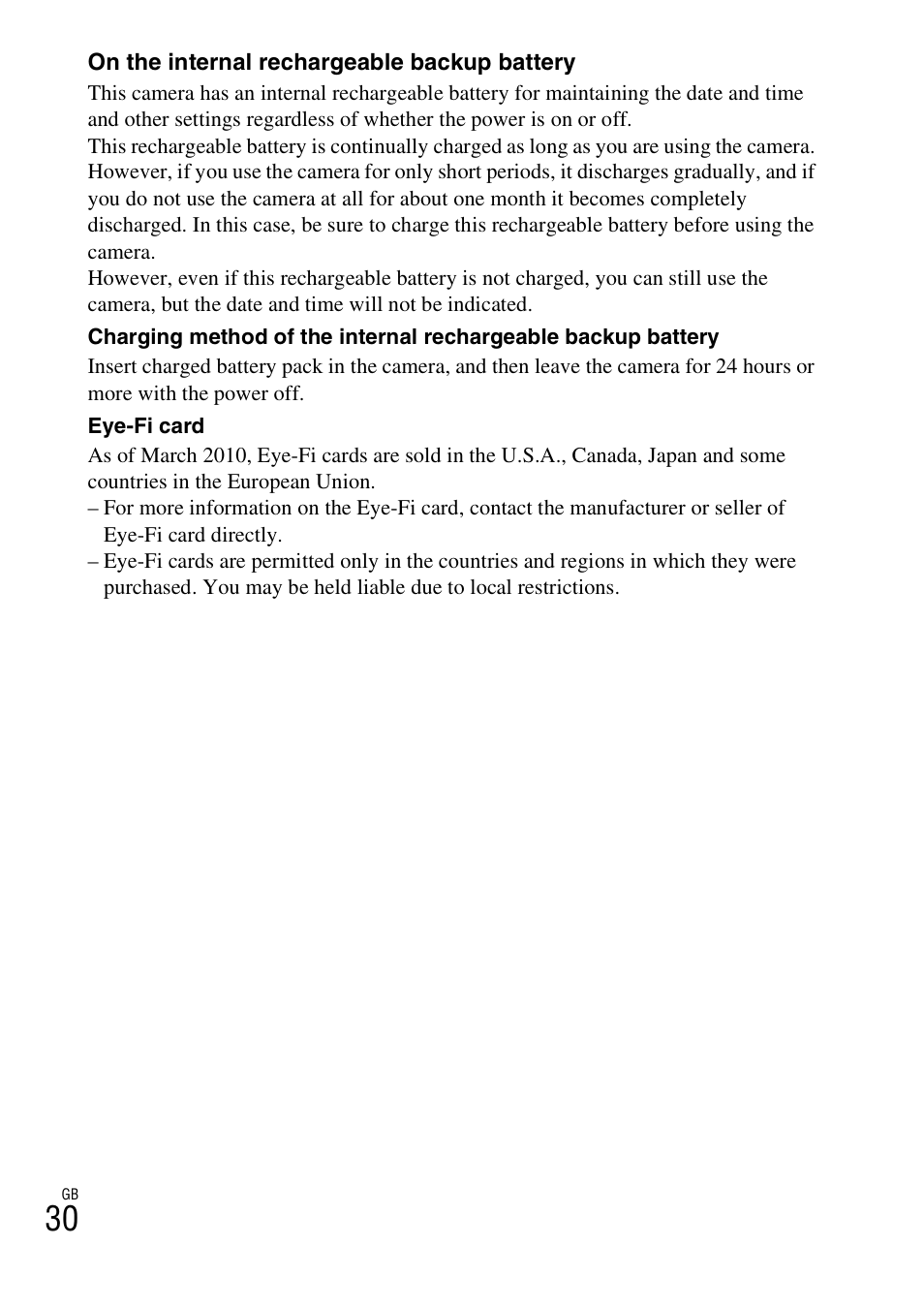 Sony DSC-WX5 User Manual | Page 30 / 68