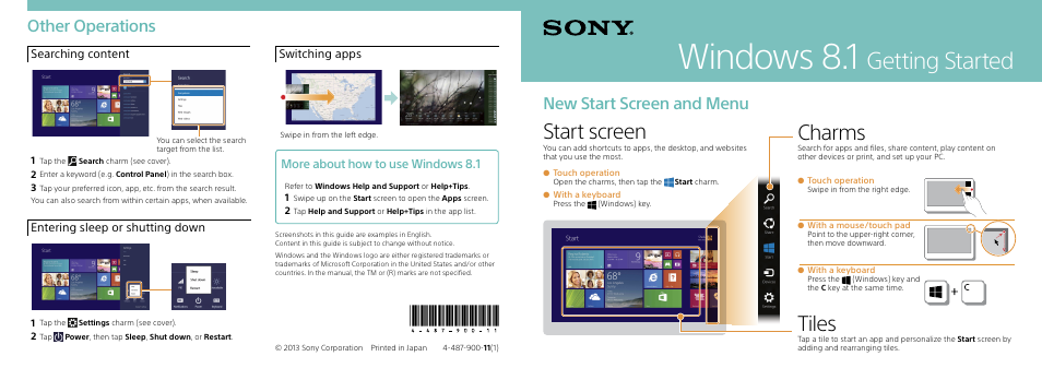 Sony SVD13223CXW User Manual | 2 pages