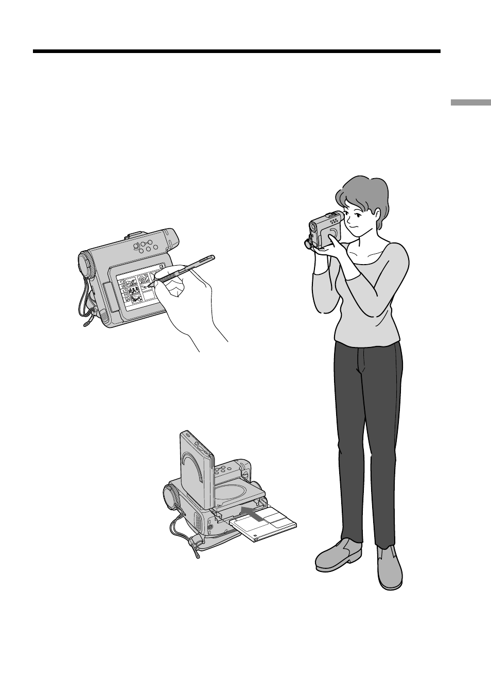 What you can do with your camcorder, What you can do with your, Camcorder | Sony DCM-M1 User Manual | Page 5 / 132