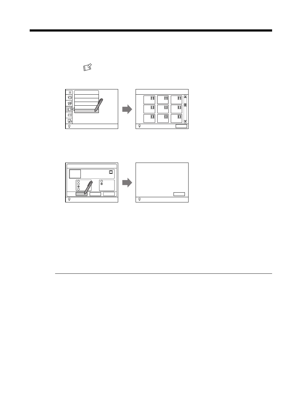 Applying the picture effect to the tracks, Applying the picture effect to the, Tracks | Sony DCM-M1 User Manual | Page 86 / 132