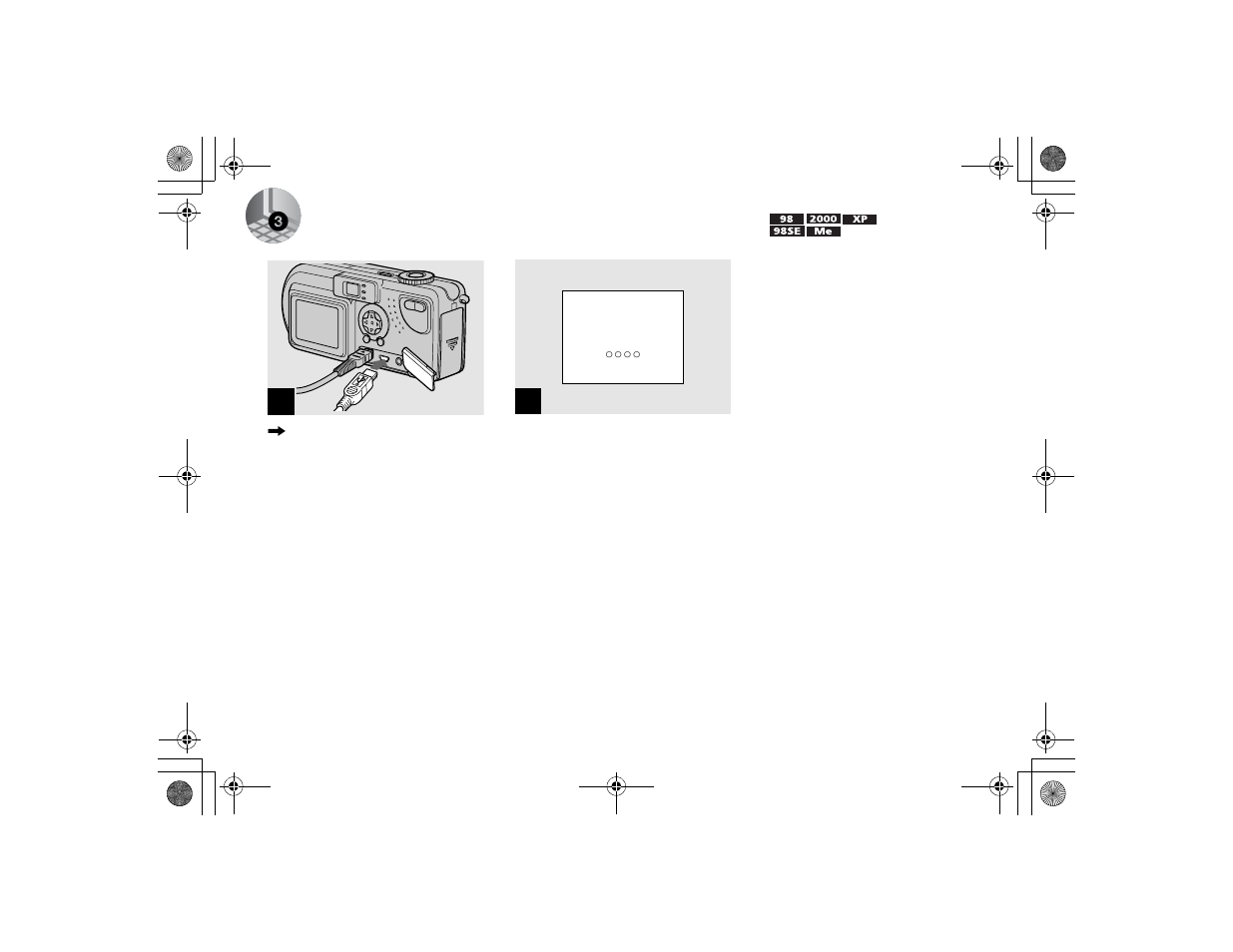 3 connecting your camera to your computer, 3connecting your camera to your computer | Sony DSC-P2 User Manual | Page 42 / 104