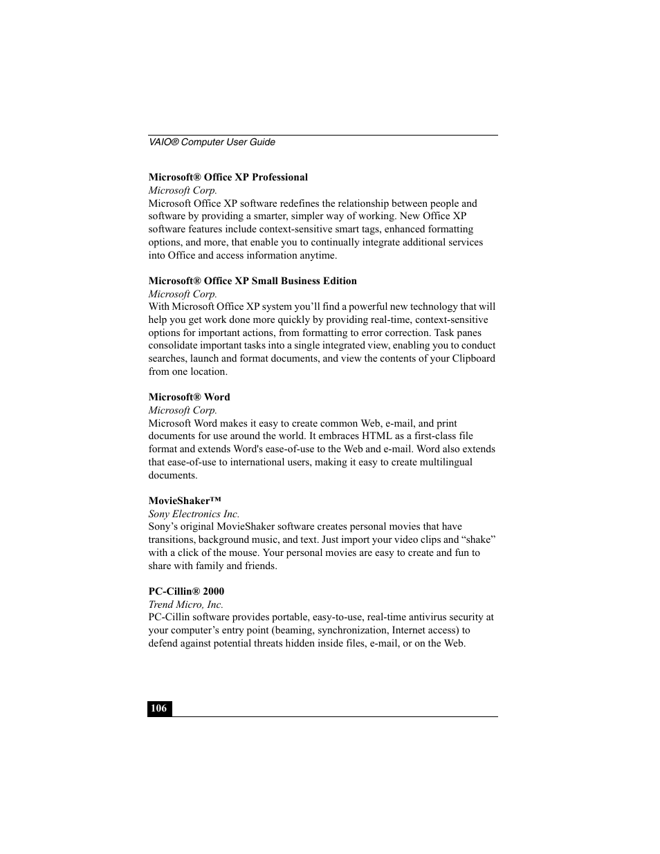 Sony PCG-R505ESP User Manual | Page 106 / 222