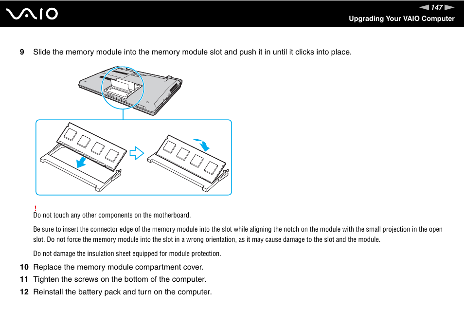 Sony VGN-SR390P User Manual | Page 147 / 217