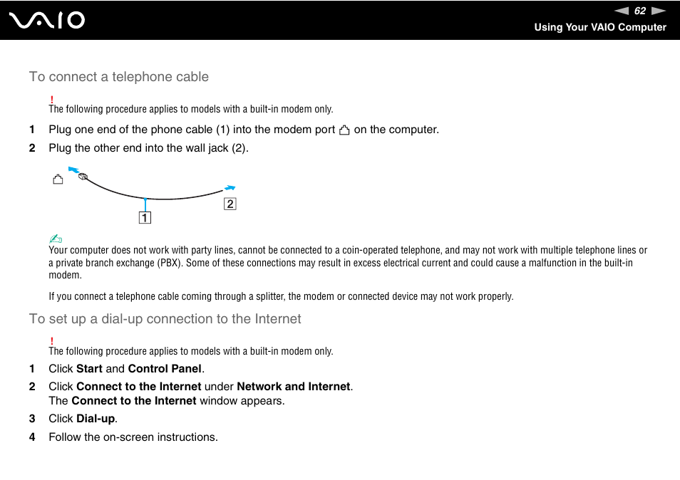 Sony VGN-SR390P User Manual | Page 62 / 217