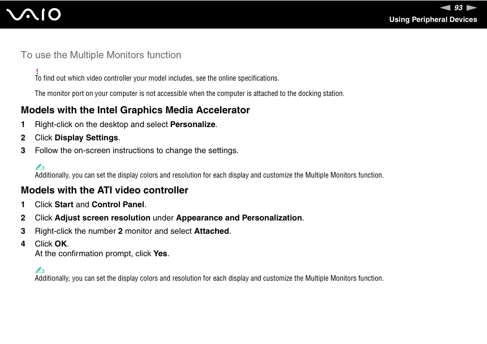 Sony VGN-SR390P User Manual | Page 93 / 217