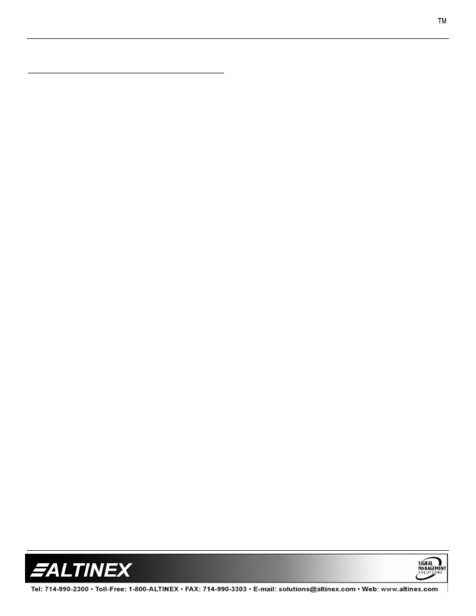 Multi-tasker | Altinex Scan Doubler Card MT106-101 User Manual | Page 2 / 16