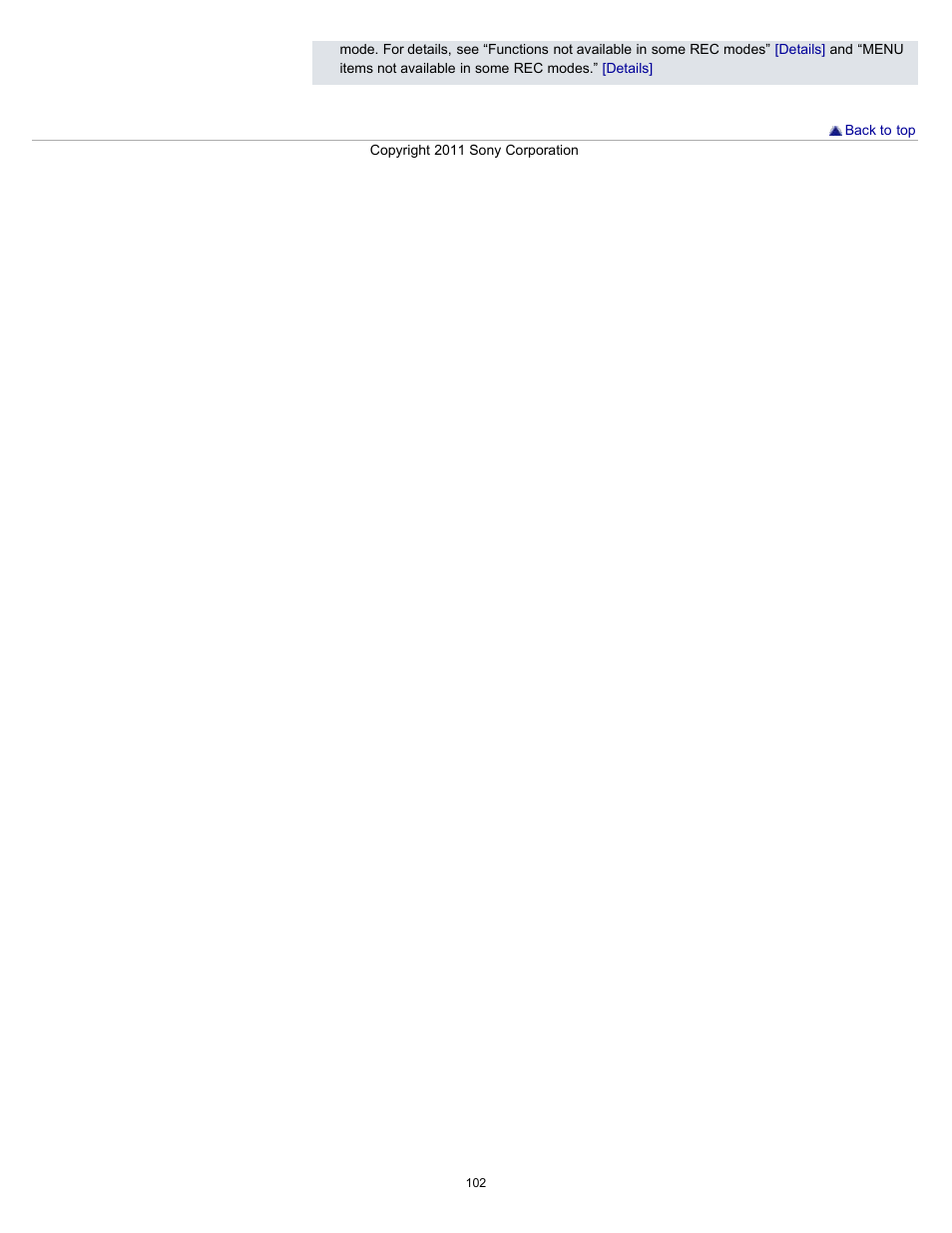 Sony DSC-WX10 User Manual | Page 102 / 266