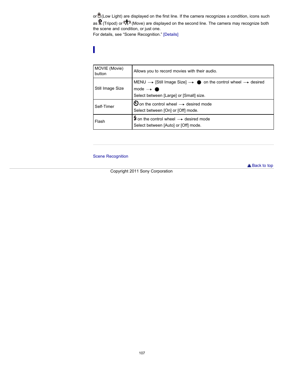 Sony DSC-WX10 User Manual | Page 107 / 266