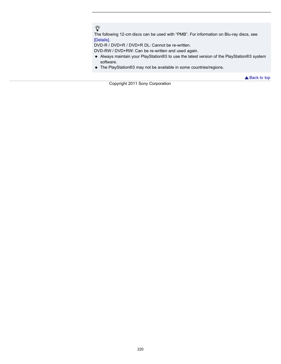 Sony DSC-WX10 User Manual | Page 220 / 266