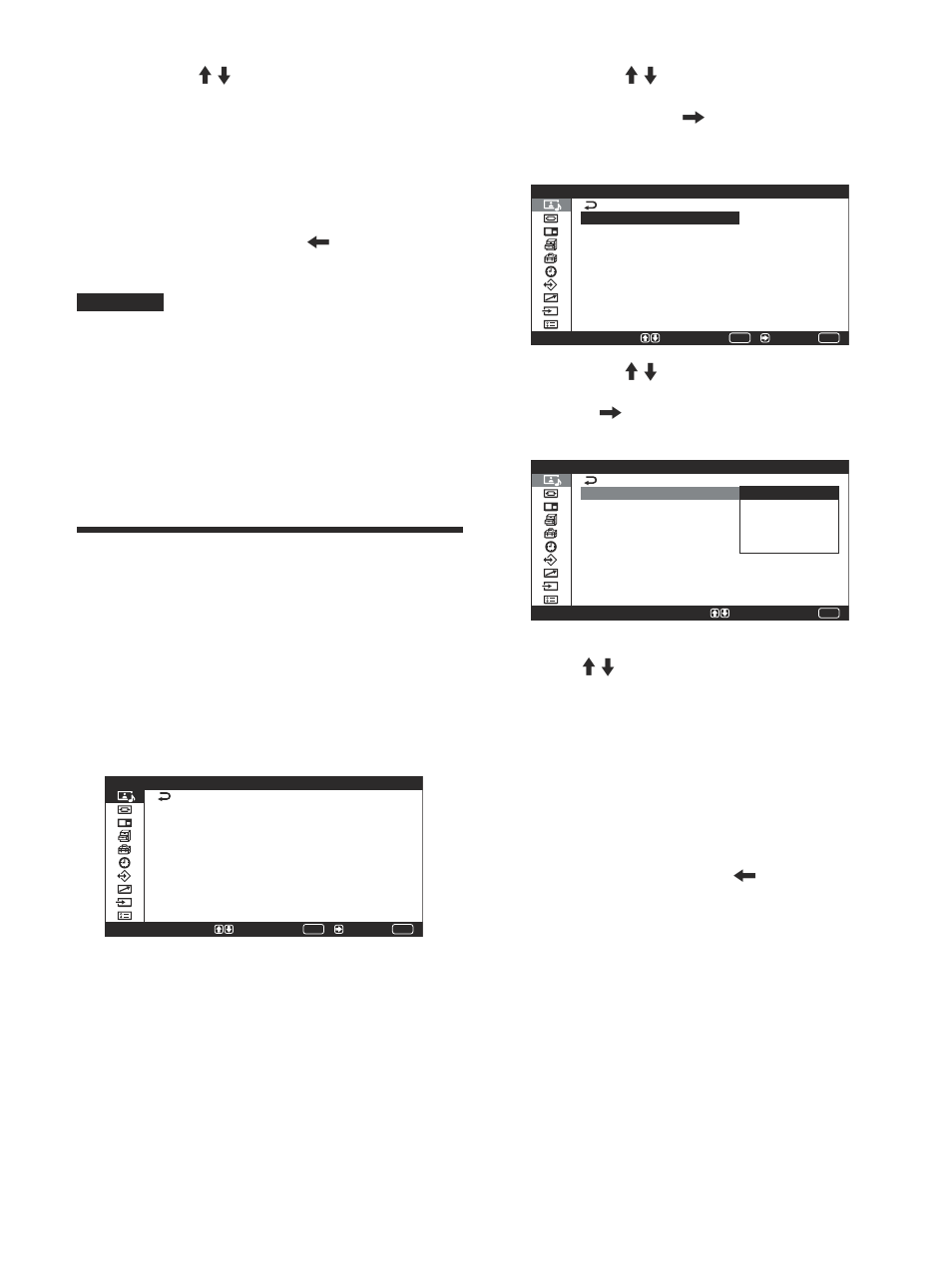 Sélection du mode de qualité de l’image | Sony PFM-42V1S User Manual | Page 138 / 376
