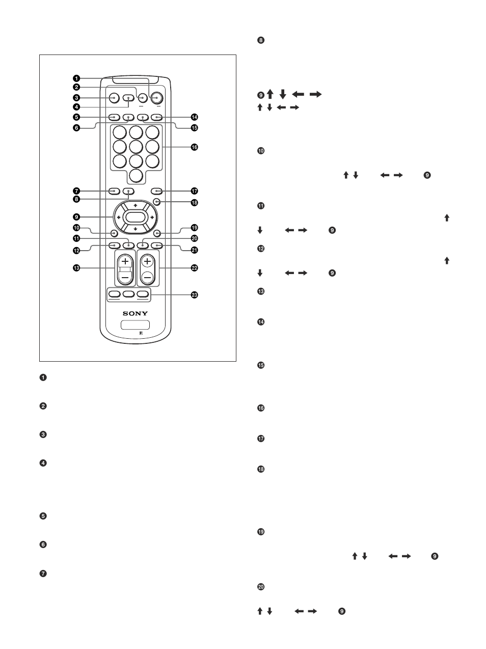 リモートコマンダーrm-971 | Sony PFM-42V1S User Manual | Page 14 / 376