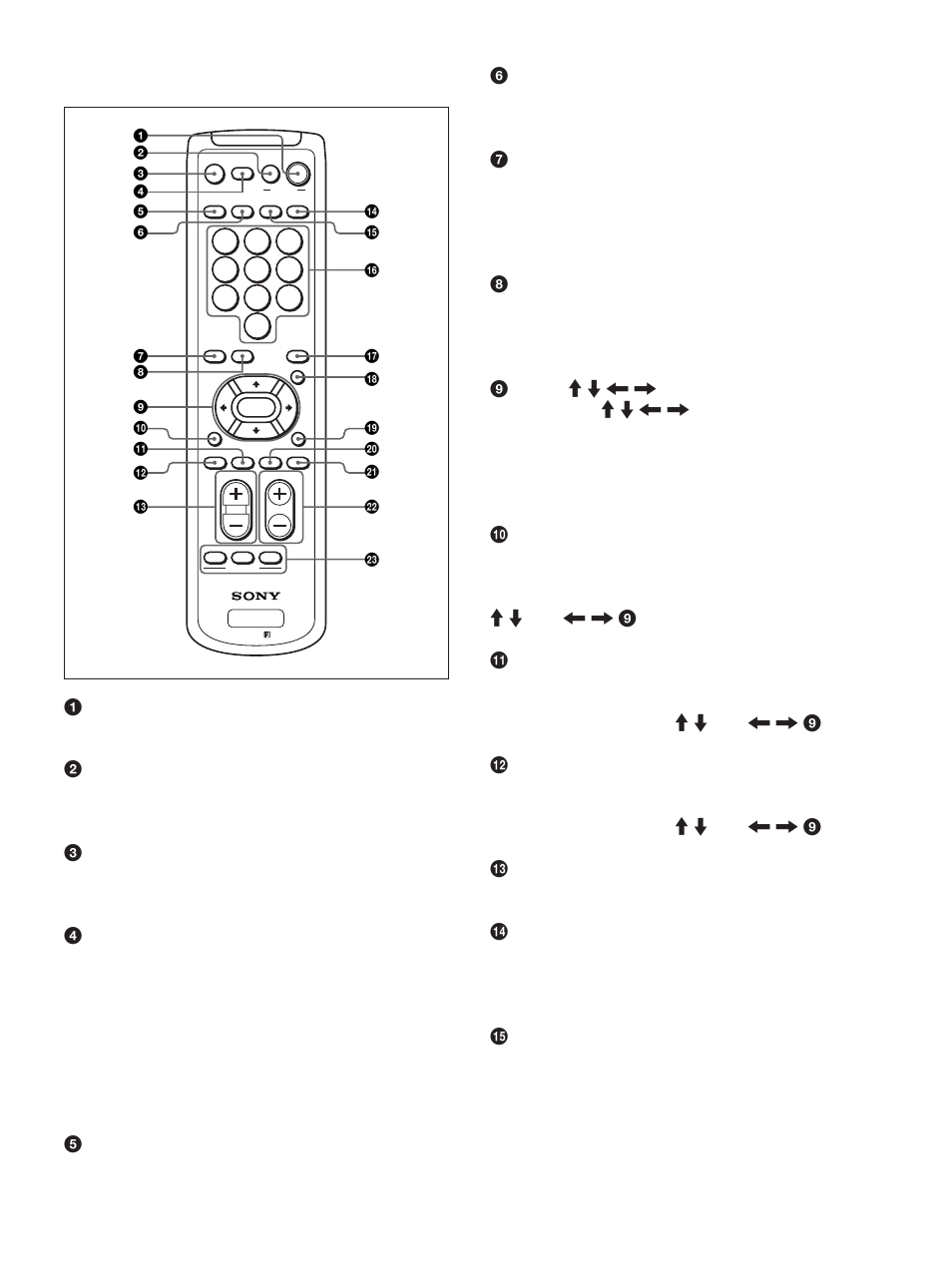 Fernbedienung rm-971 | Sony PFM-42V1S User Manual | Page 171 / 376