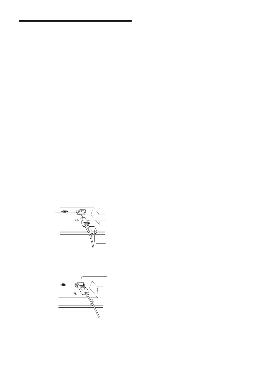 Anschließen des monitors, Anschließen der lautsprecher, Anschließen des netzkabels | Sony PFM-42V1S User Manual | Page 175 / 376