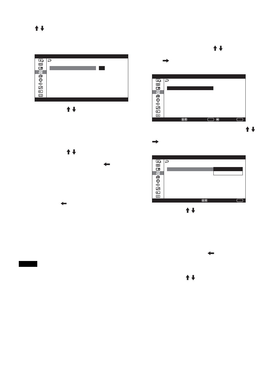 Automatisches verschieben der bildposition | Sony PFM-42V1S User Manual | Page 205 / 376