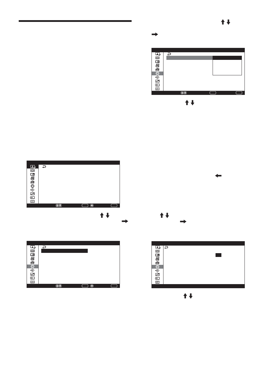 Sleep-funktion, Einstellen der uhrzeit | Sony PFM-42V1S User Manual | Page 207 / 376