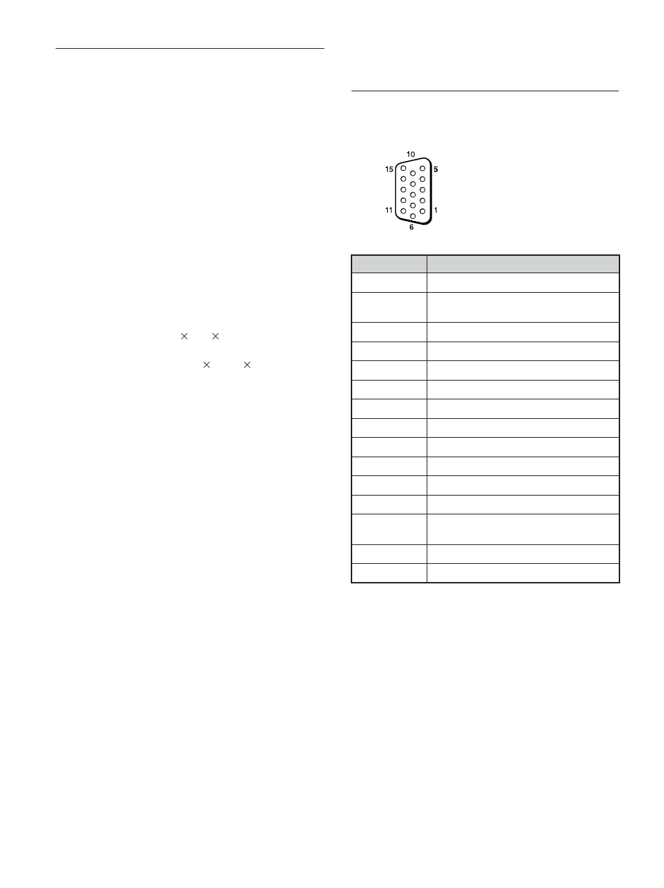 Allgemeines, Stiftbelegung | Sony PFM-42V1S User Manual | Page 214 / 376