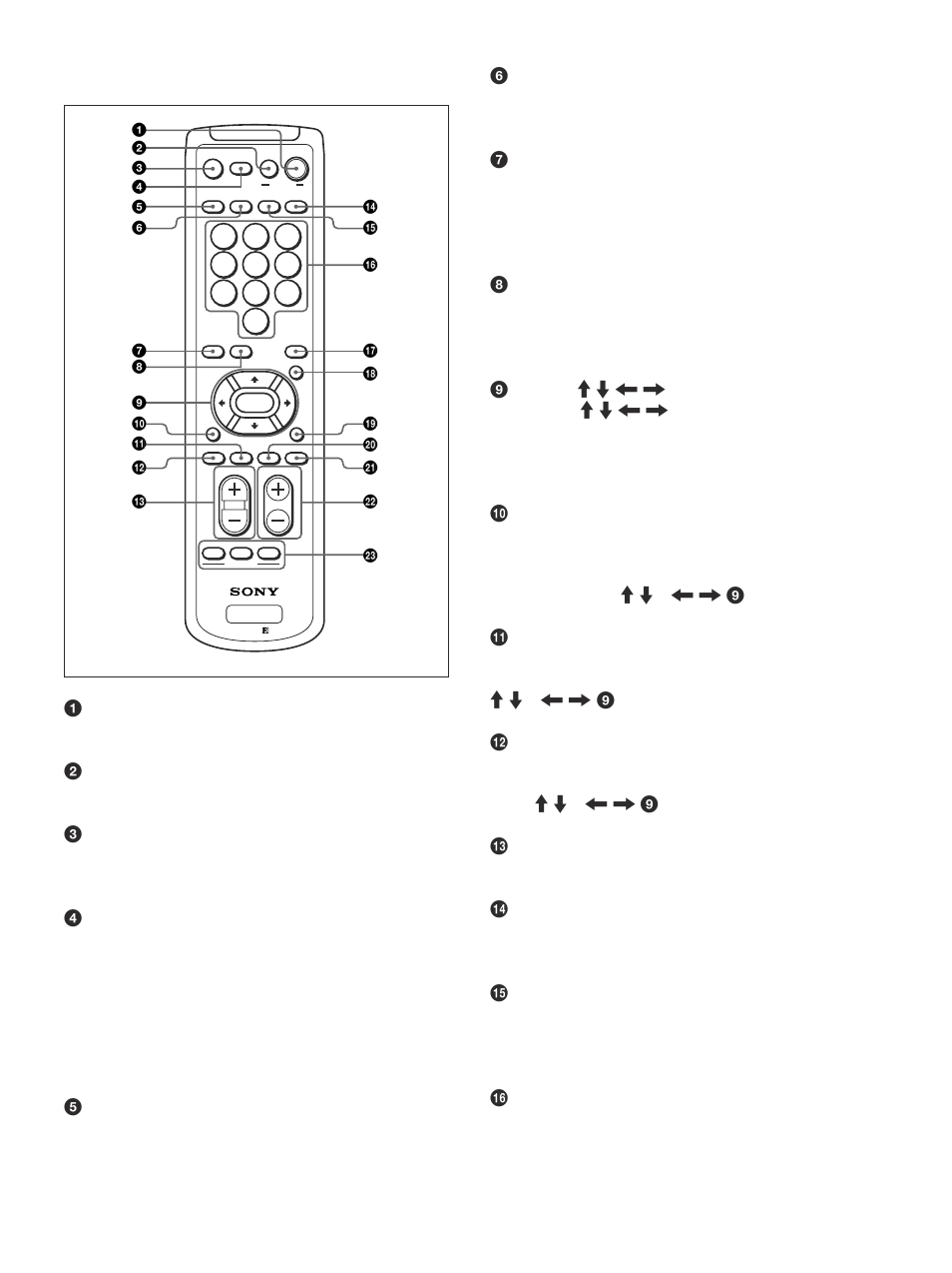Control remoto rm-971 | Sony PFM-42V1S User Manual | Page 225 / 376