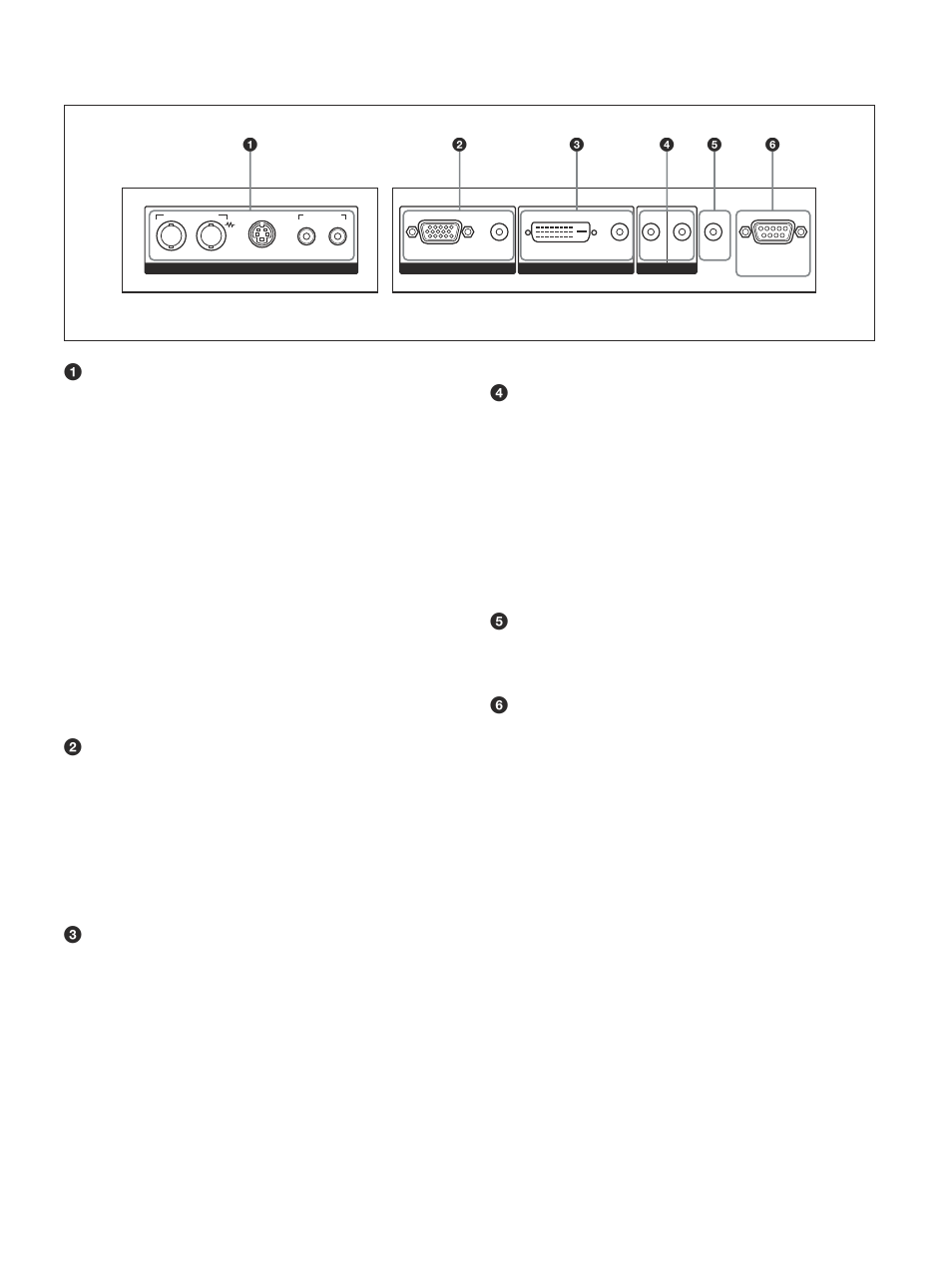 Pannello dei connettori | Sony PFM-42V1S User Manual | Page 277 / 376