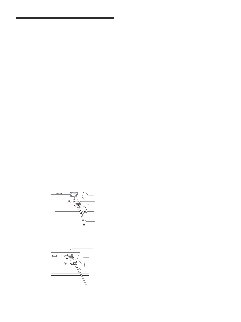 Collegamenti, Collegamento dei diffusori, Collegamento del cavo di alimentazione ca | Sony PFM-42V1S User Manual | Page 283 / 376