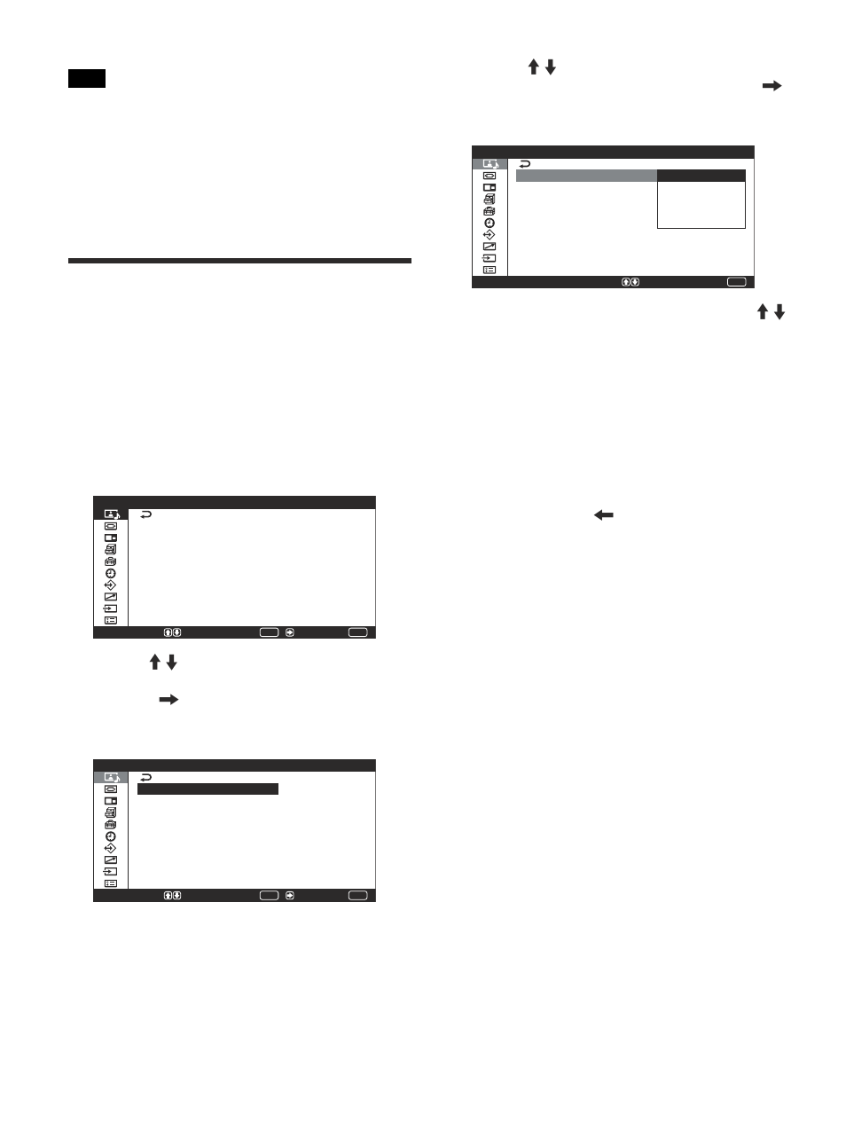 Selezione della qualità dell’immagine | Sony PFM-42V1S User Manual | Page 298 / 376