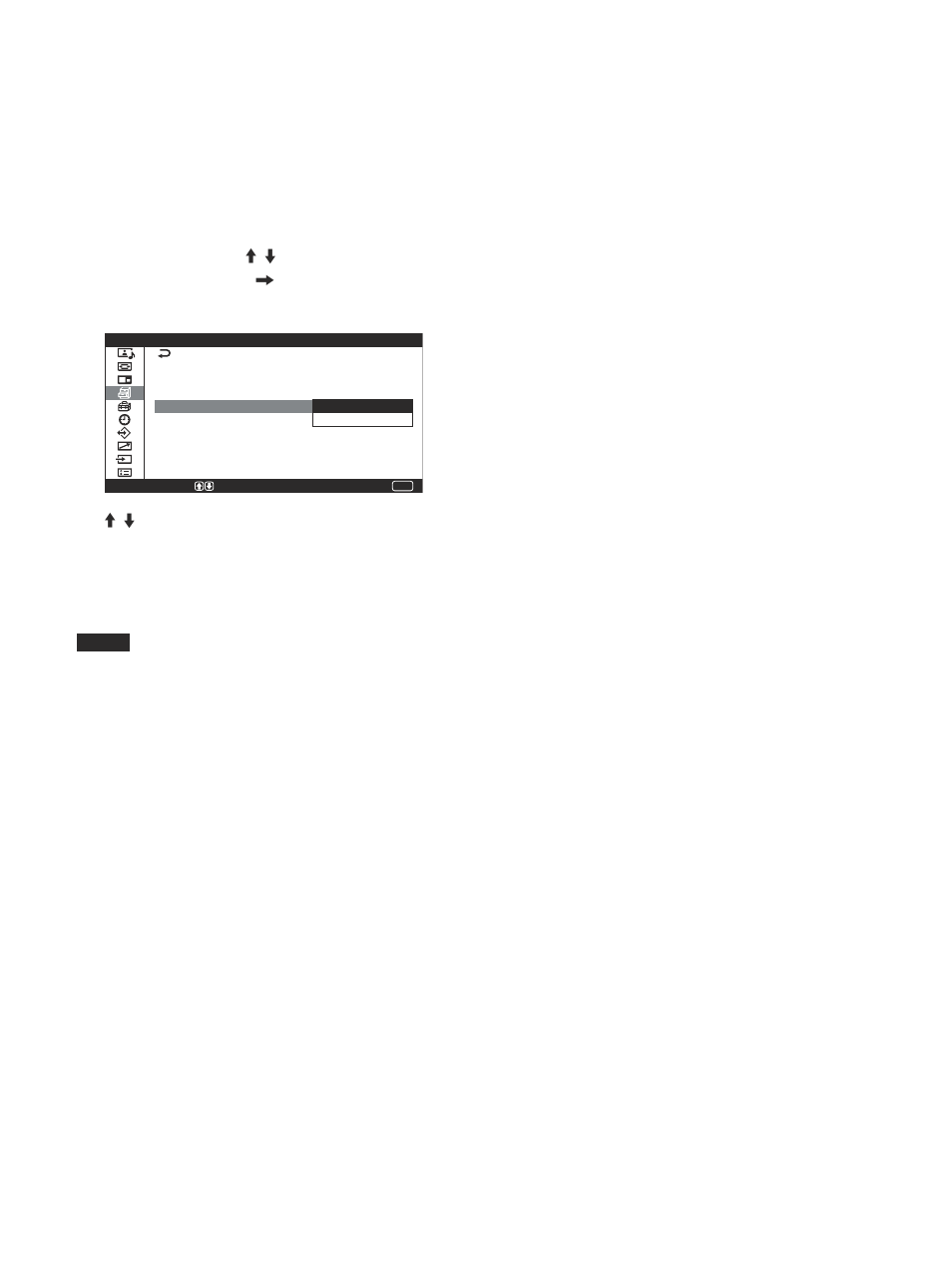 入力信号と画質モードの情報とディス プレイの設定状態の表示について | Sony PFM-42V1S User Manual | Page 30 / 376