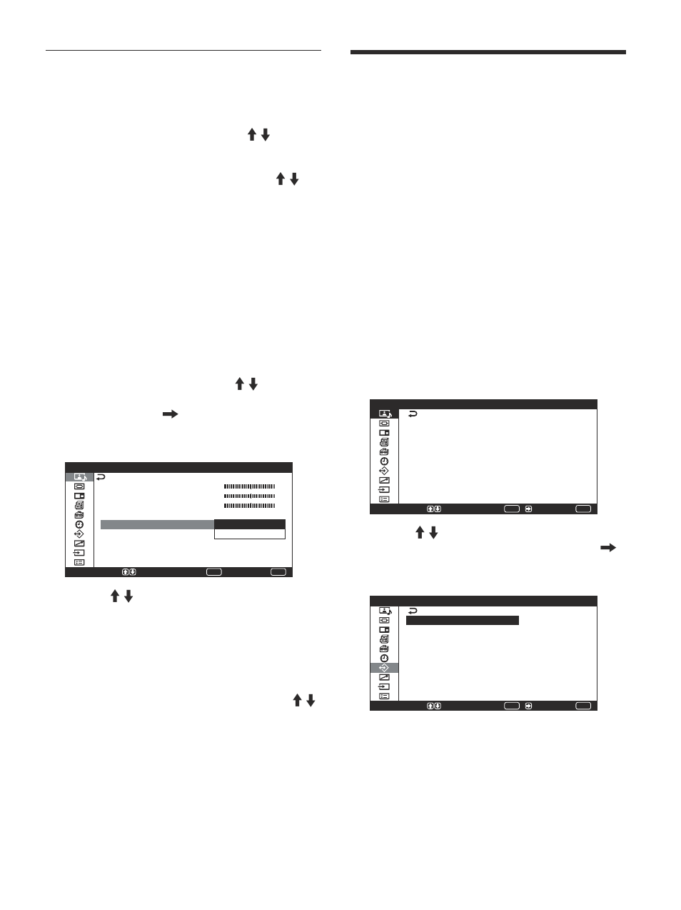 Utilizzo della funzione di memoria, Memorizzazione dell’impostazione corrente, Surround | Sony PFM-42V1S User Manual | Page 309 / 376