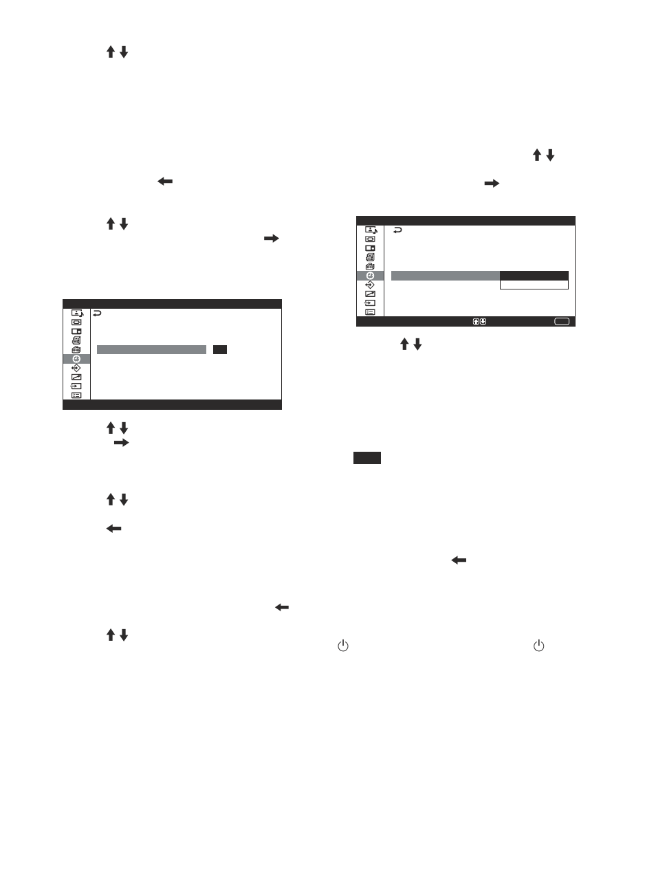 Funzione di risparmio energetico | Sony PFM-42V1S User Manual | Page 317 / 376