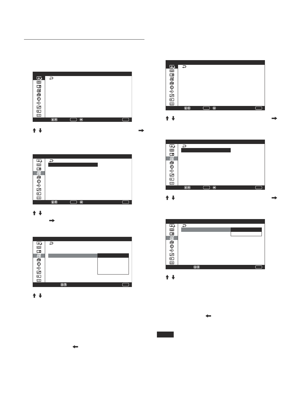 画面表示を切り換える, 節電モード機能, 字幕を表示させる | Sony PFM-42V1S User Manual | Page 32 / 376