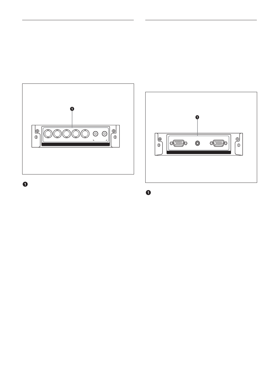分量／rgb 输入转接器 bkm-v11（未附带, Rgb／分量有源直通转接器 bkm-v12（未附 带 | Sony PFM-42V1S User Manual | Page 332 / 376