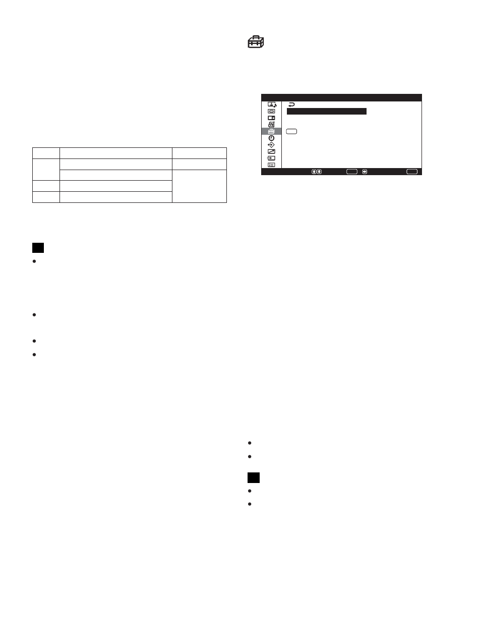 Initial setup（初始设定）菜单 | Sony PFM-42V1S User Manual | Page 345 / 376