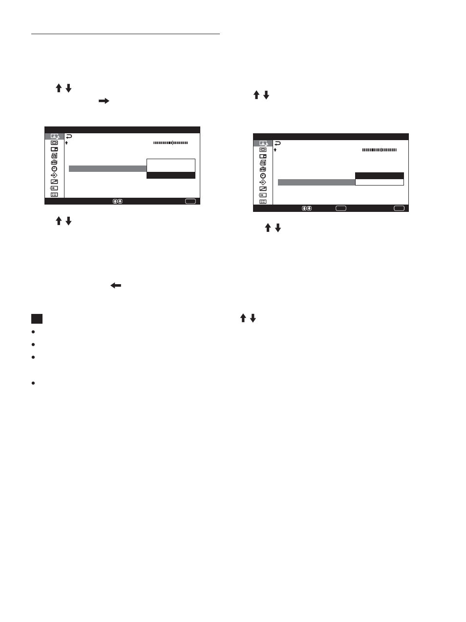 将 adjust picture 菜单项目恢复到初始设定, 将 adjust picture 菜单项目, 恢复到初始设定 (cs) | 将 adjust picture 菜单项目恢复到初始 设定, Gamma correct | Sony PFM-42V1S User Manual | Page 355 / 376