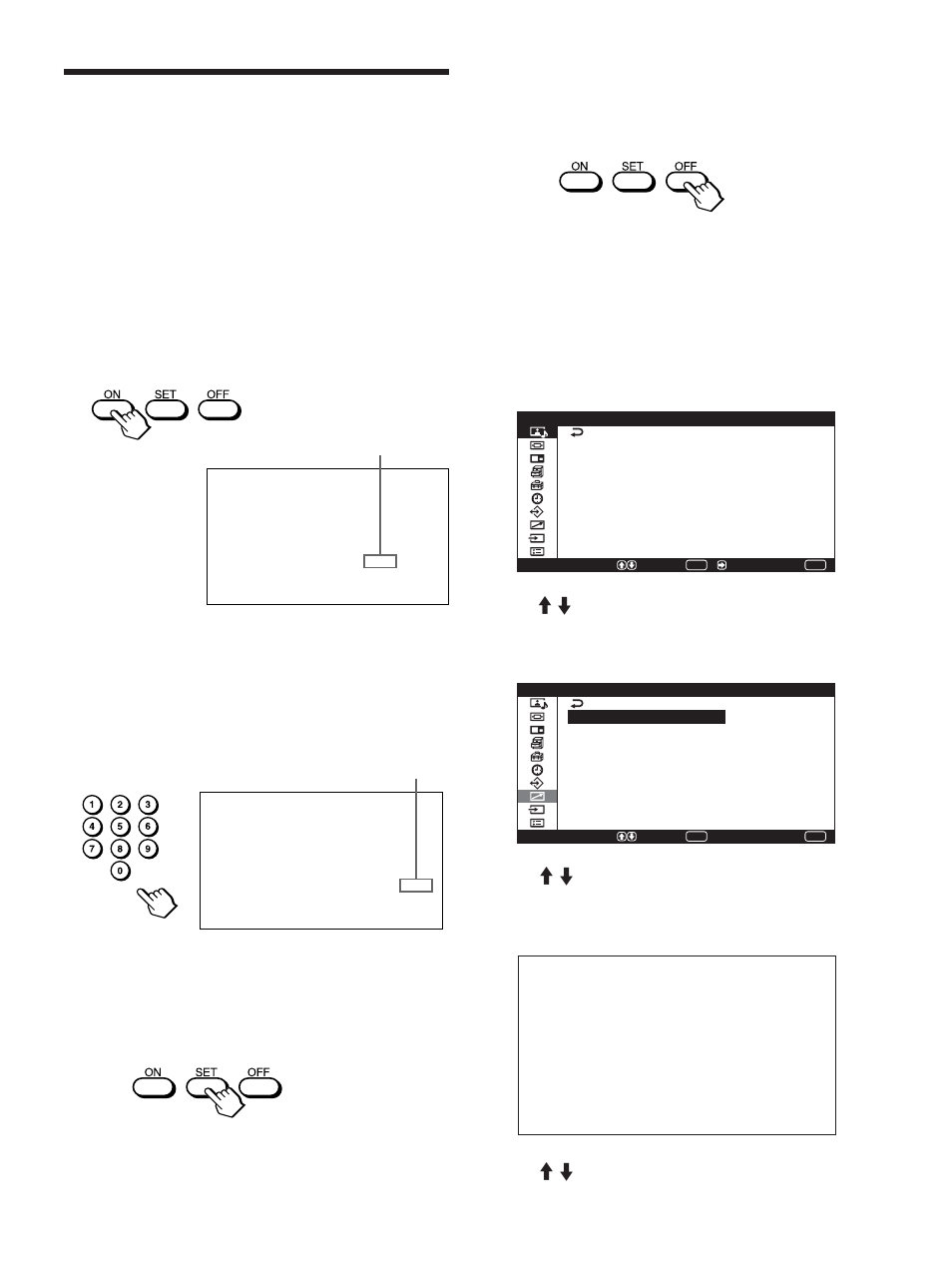 用遥控器操作指定的显示器, 用遥控器操作指定的显示器 (cs) | Sony PFM-42V1S User Manual | Page 371 / 376