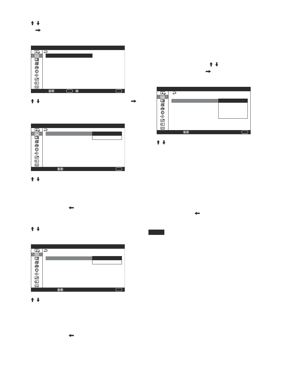 ワイド切換を設定する | Sony PFM-42V1S User Manual | Page 38 / 376