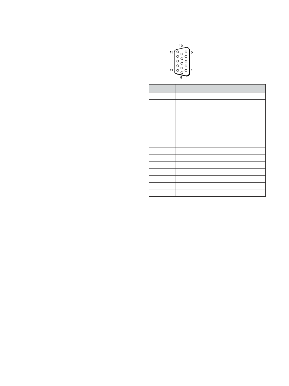 ピン配列 | Sony PFM-42V1S User Manual | Page 55 / 376