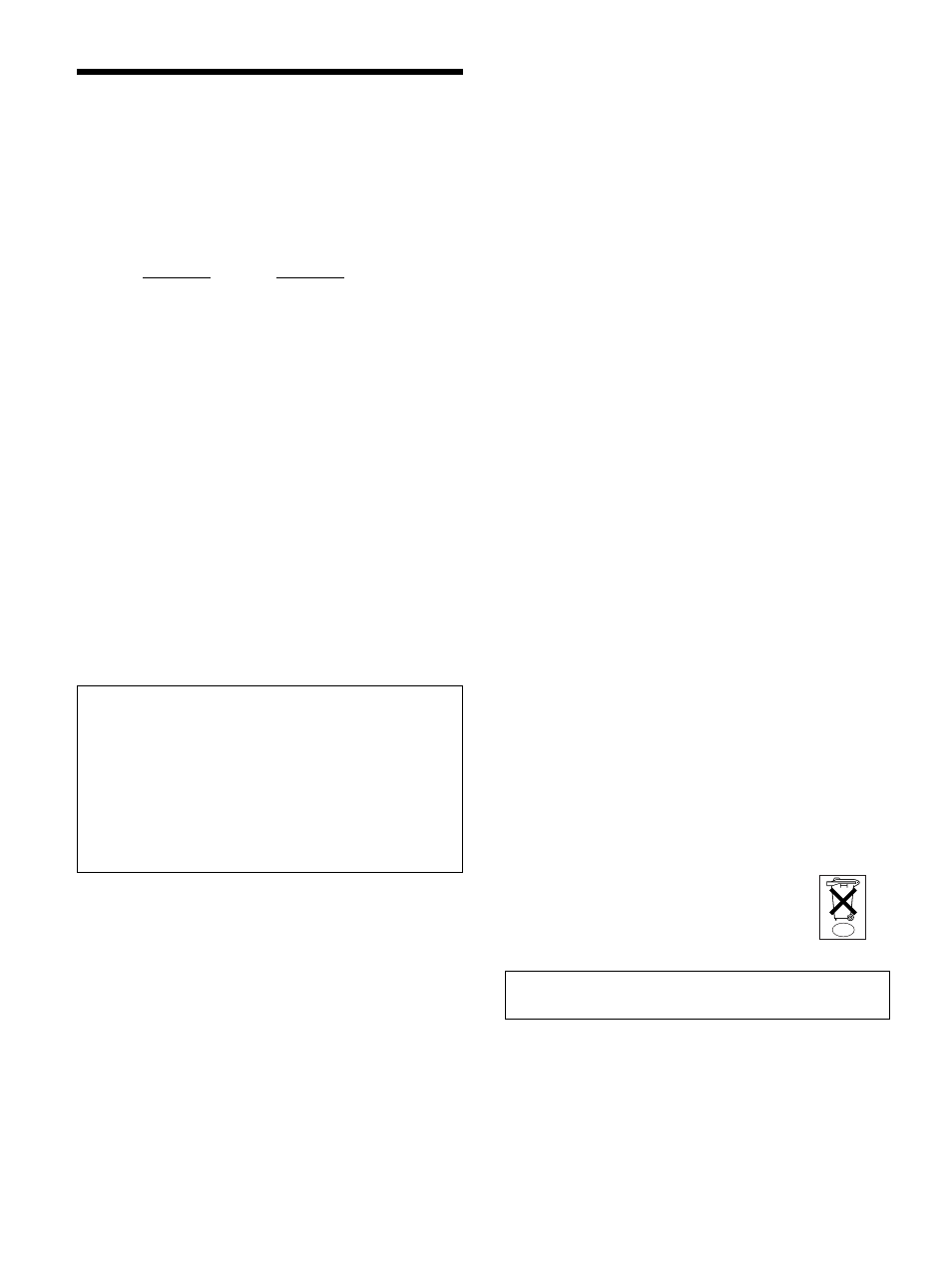 Warning, Owner’s record | Sony PFM-42V1S User Manual | Page 58 / 376